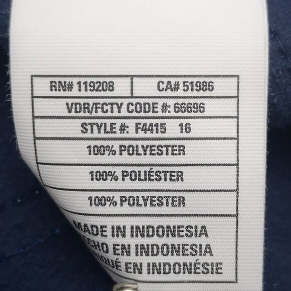 Reebok Hockey Hall of Fame Ladies Size Large Fleece Lined Hooded Jersey - Picture 5 of 10